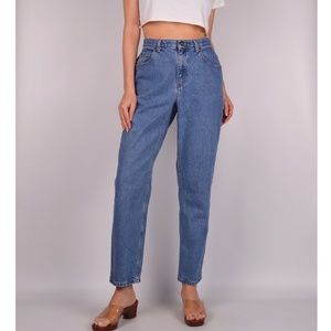 Liz Authentic | VTG Mid-Plus Size High Waisted Tapered Mom Jeans